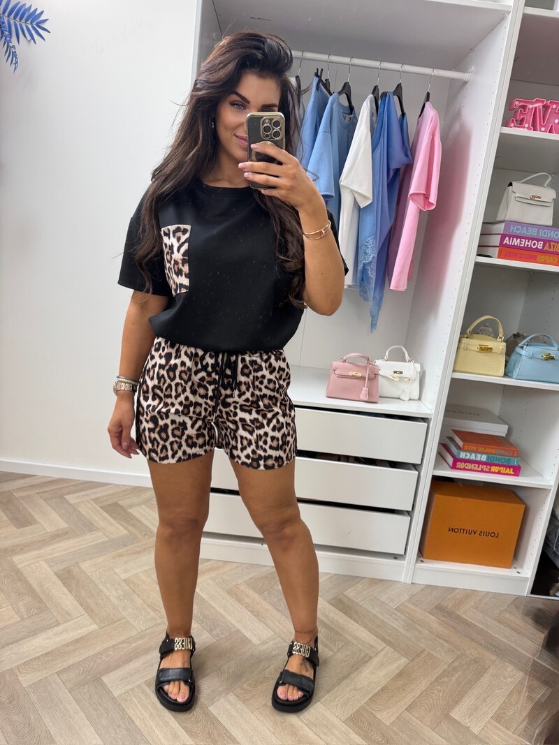 Set Leopard Comfi Black