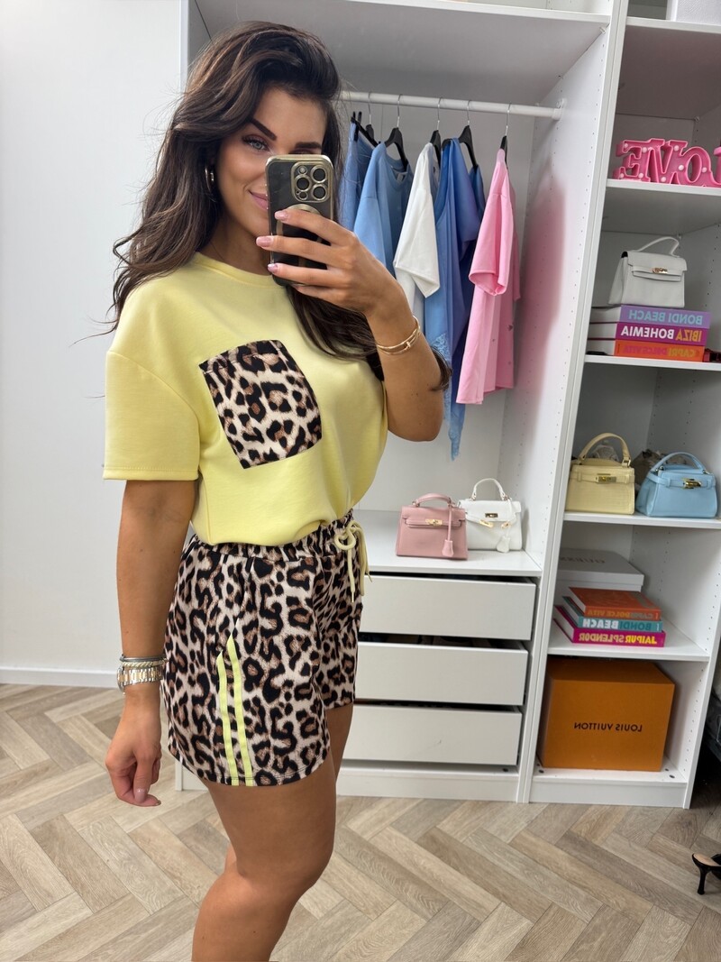 Set Leopard Comfi Yellow