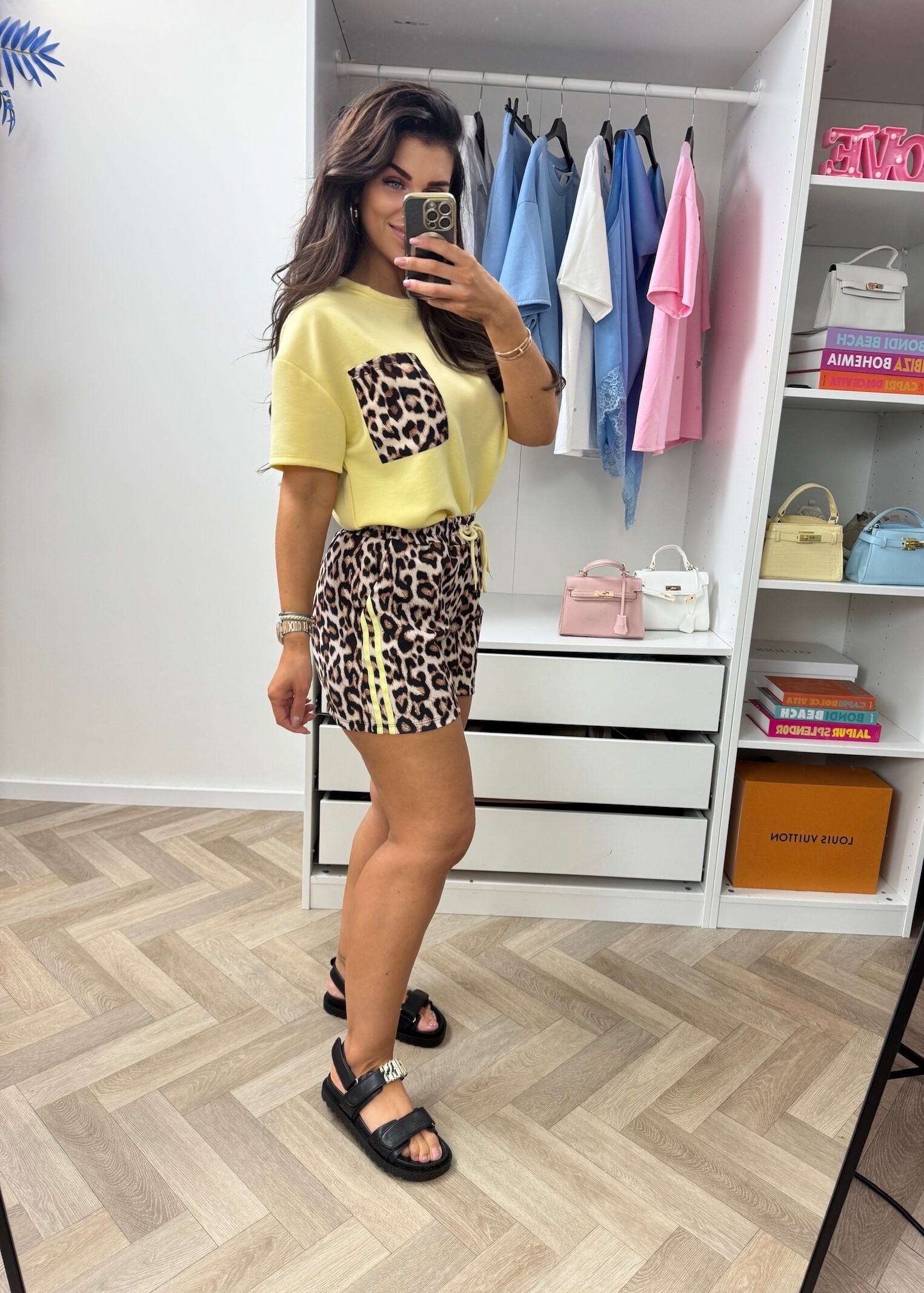 Set Leopard Comfi Yellow