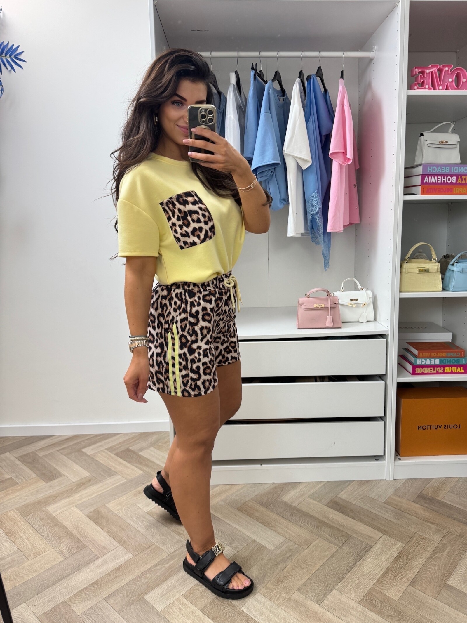 Set Leopard Comfi Yellow