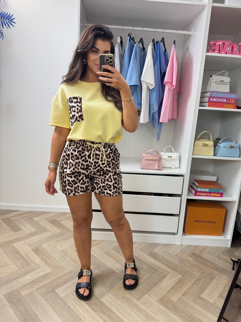 Set Leopard Comfi Yellow