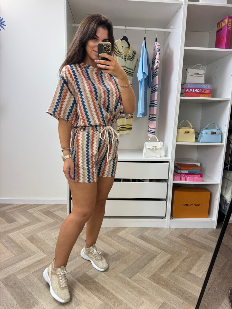 Set Zigzag Colors Beige