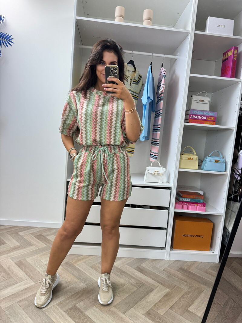 Set Zigzag Colors Mint