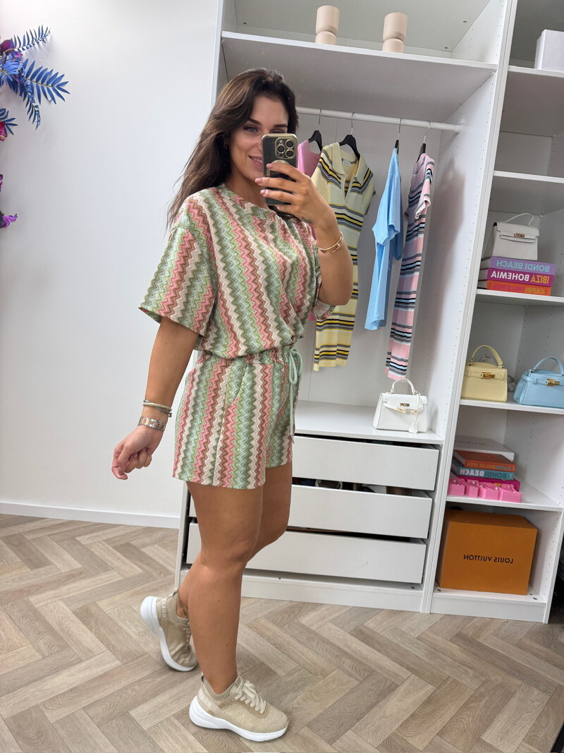 Set Zigzag Colors Mint