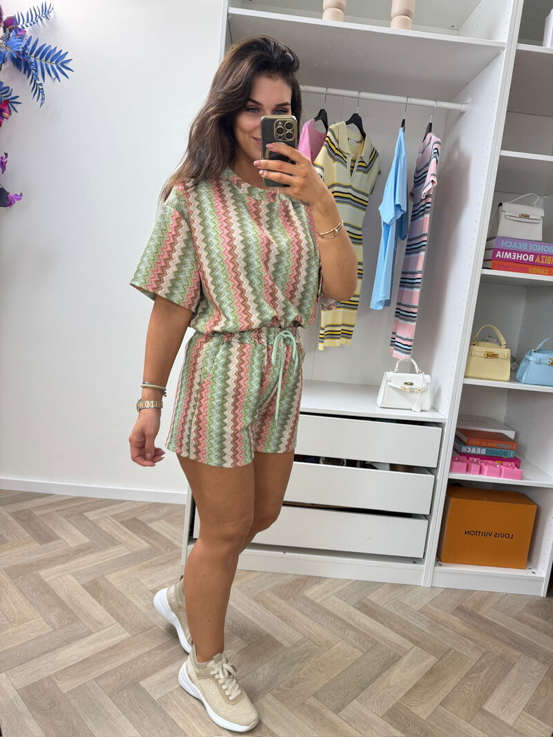 Set Zigzag Colors Mint
