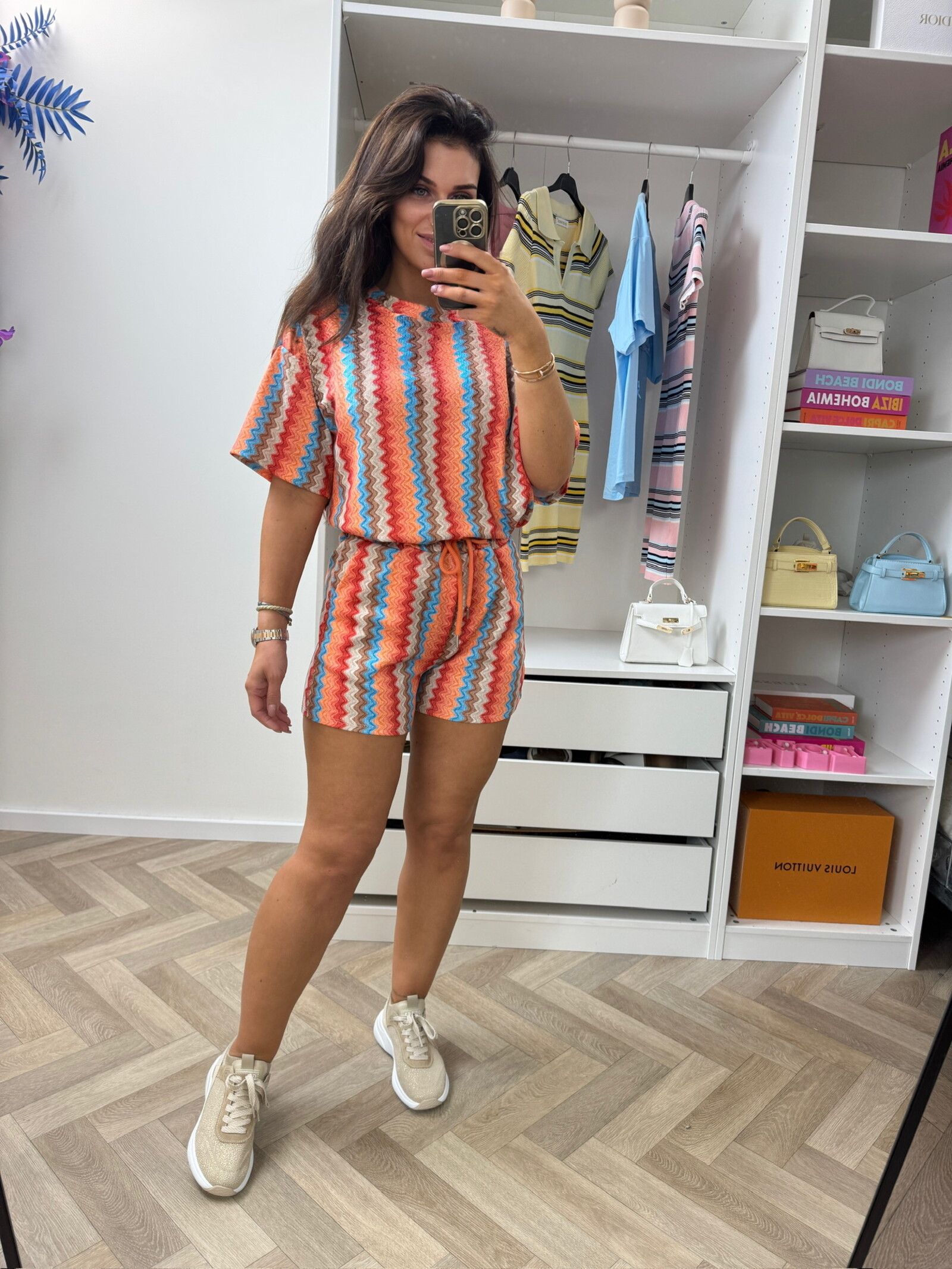Set Zigzag Colors Orange