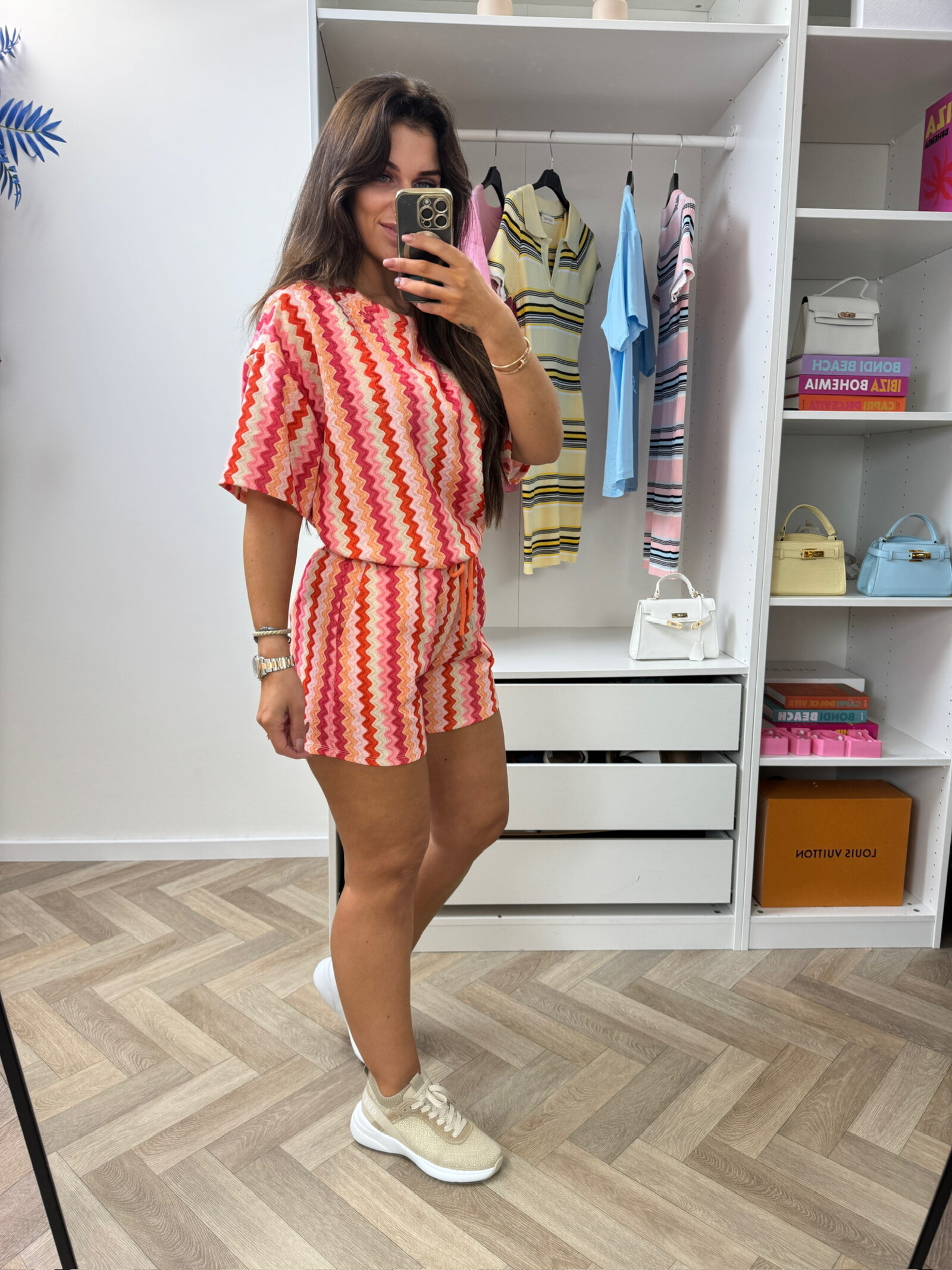 Set Zigzag Colors Rood