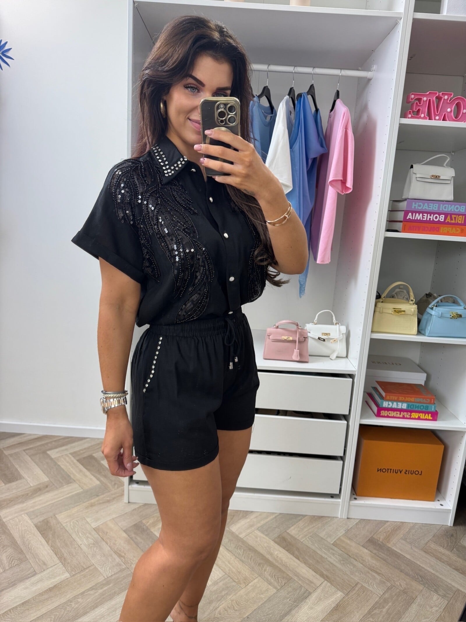Set Diamonds Black 8778