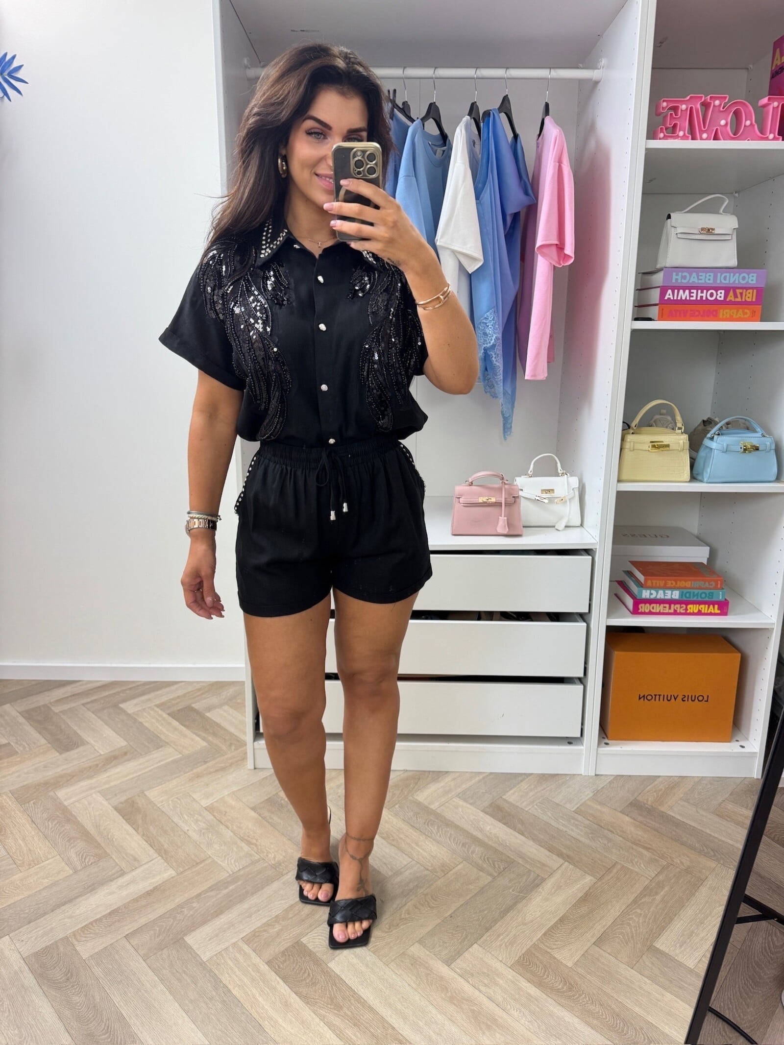 Set Diamonds Black 8778