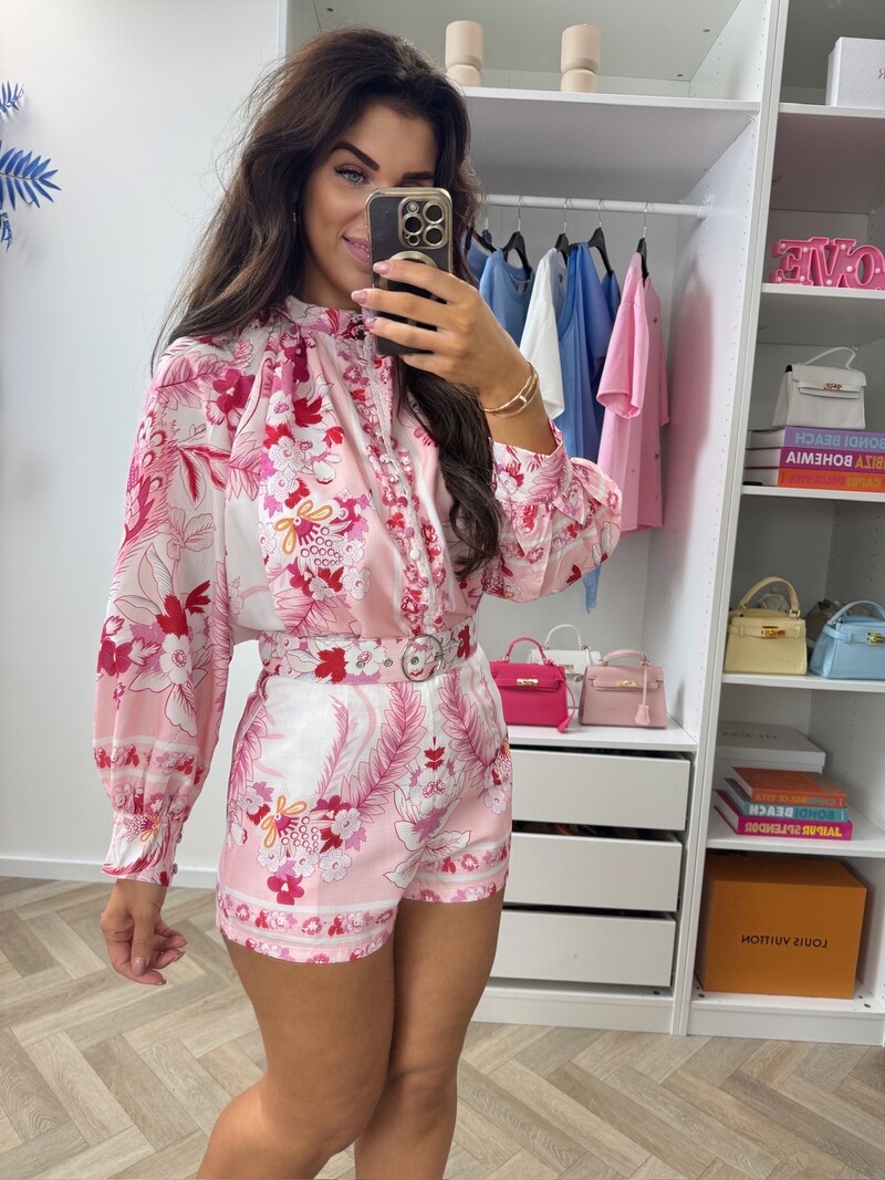 Set Tillie Print White 9490-E