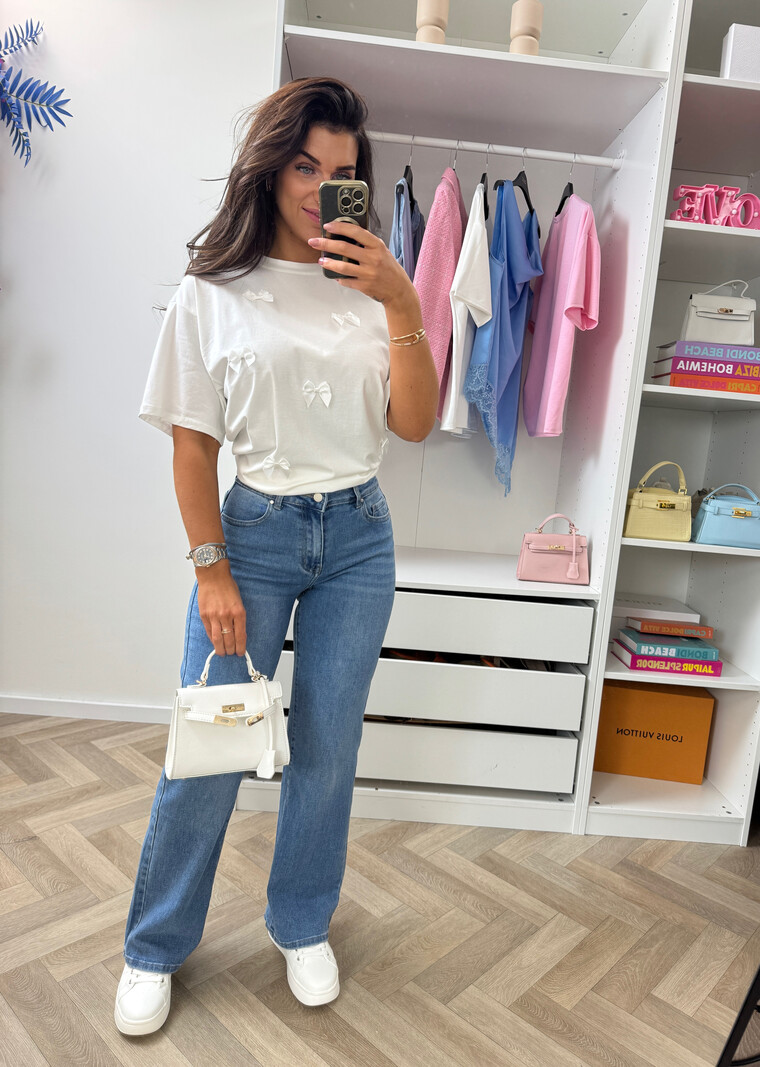 T-shirt Strikjes R7476 White