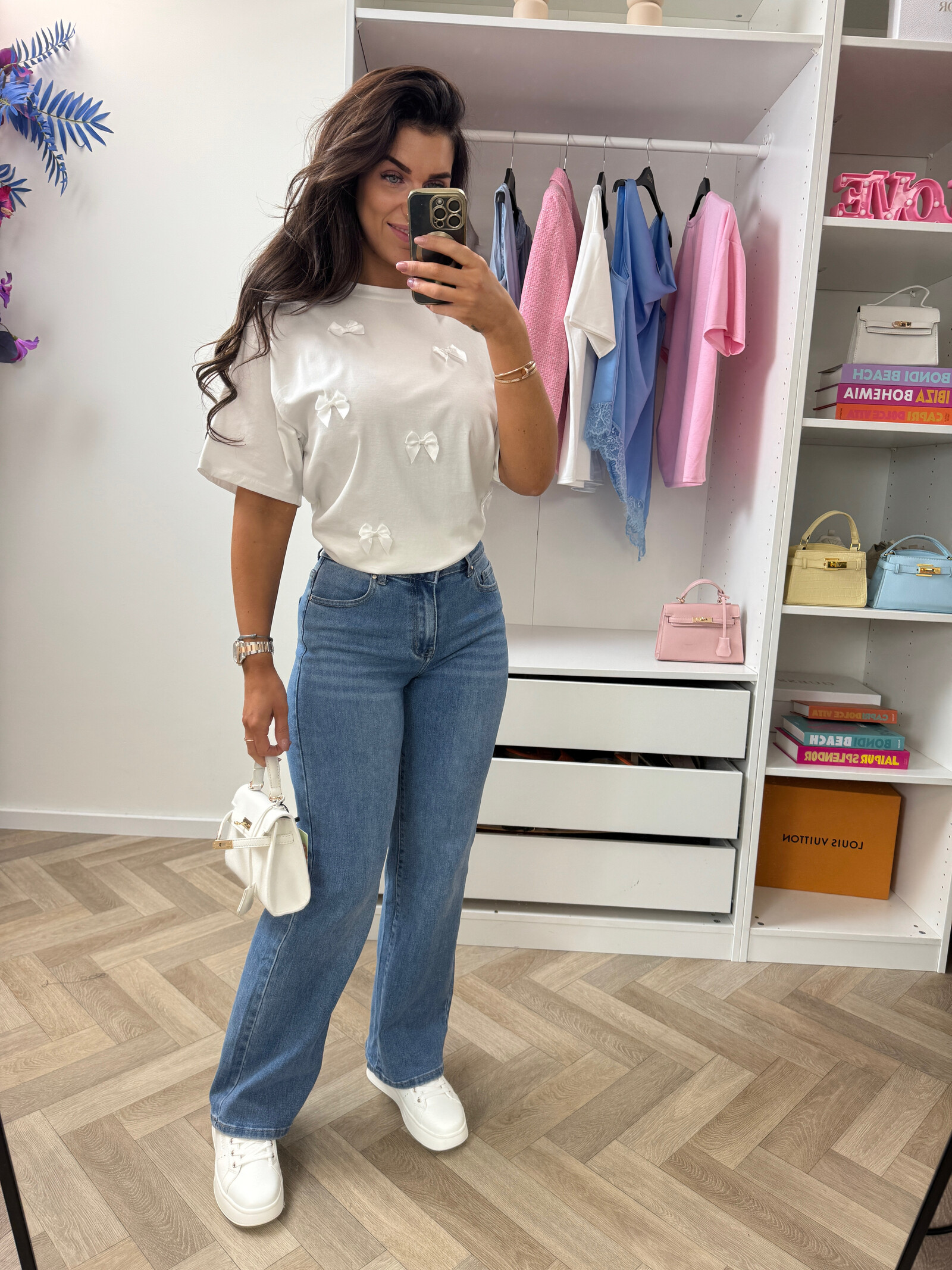 T-shirt Strikjes R7476 White