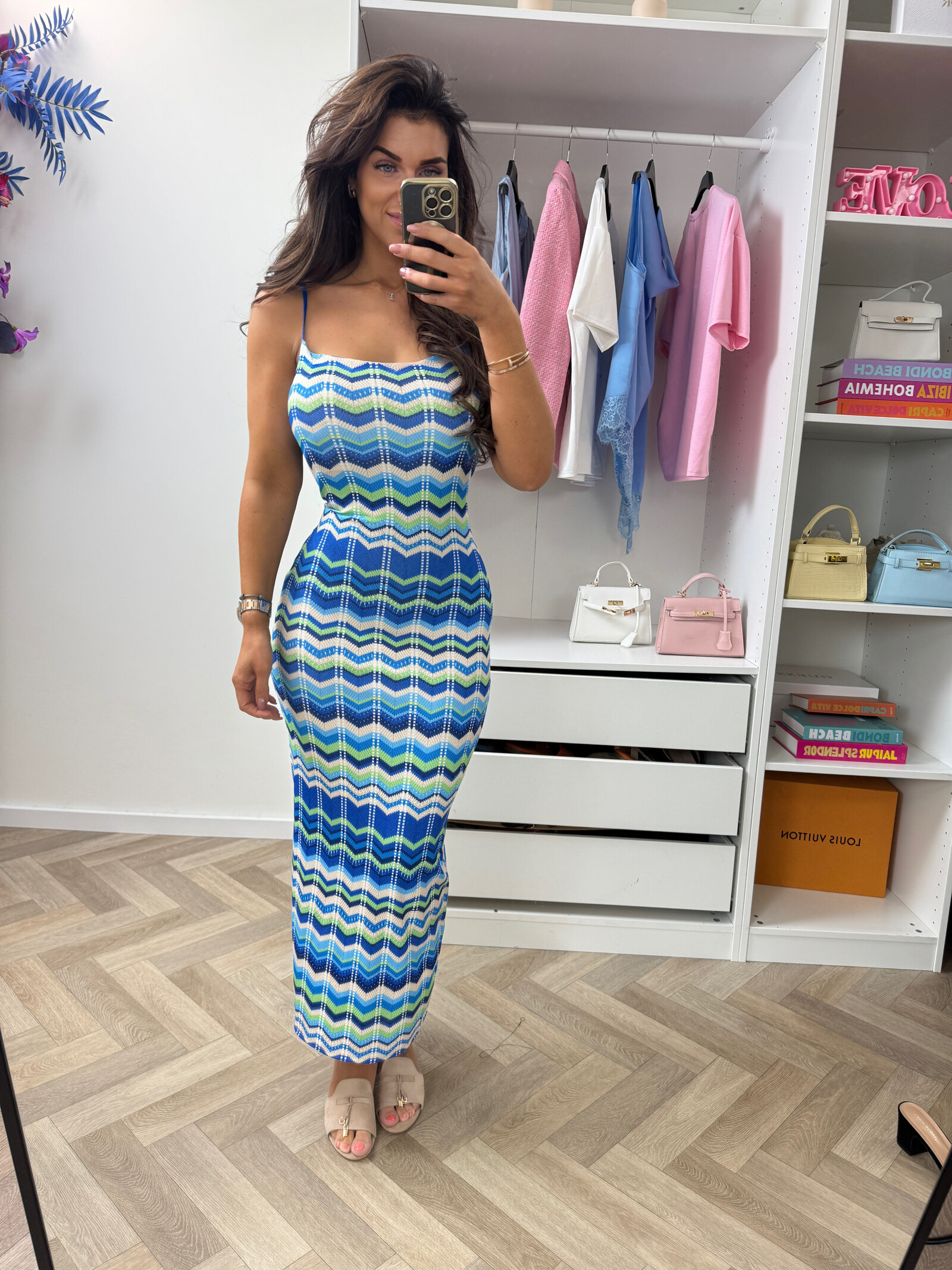 Long Dress Tina Colors  Kobalt