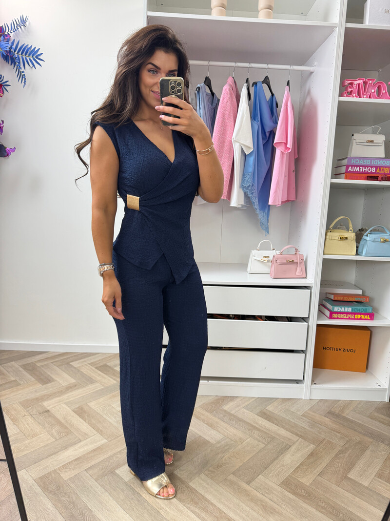 Set Zita Gold Detail Navy