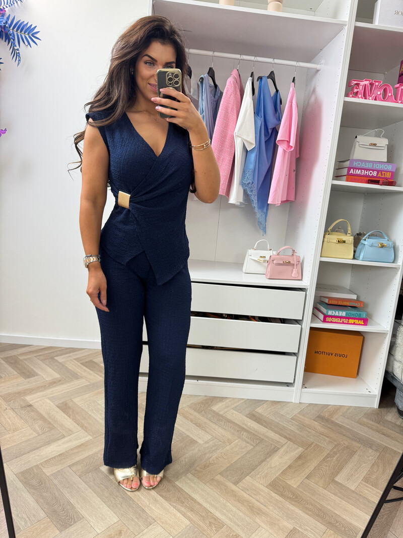 Set Zita Gold Detail Navy
