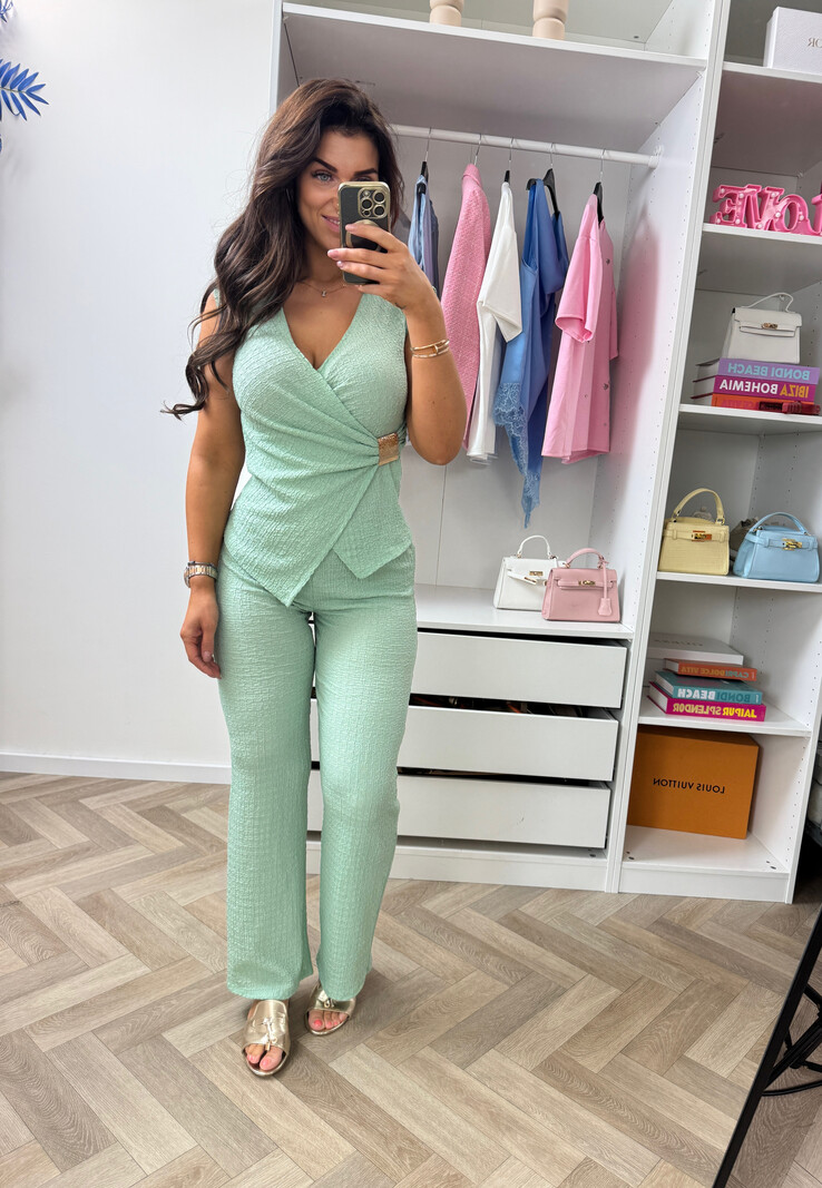 Set Zita Gold Detail Mint