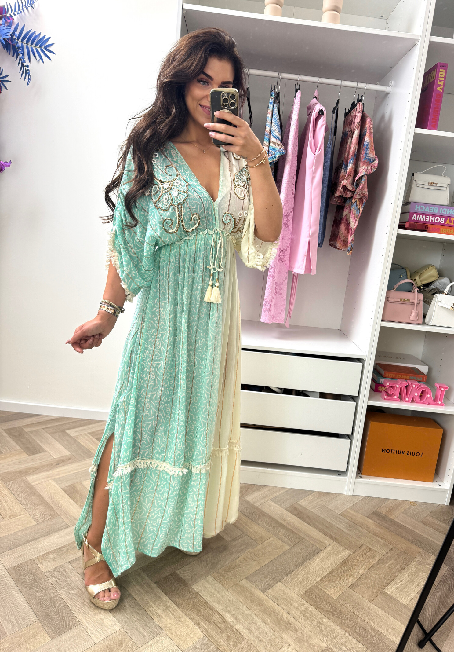 Long Dress Gisella Mint  2170