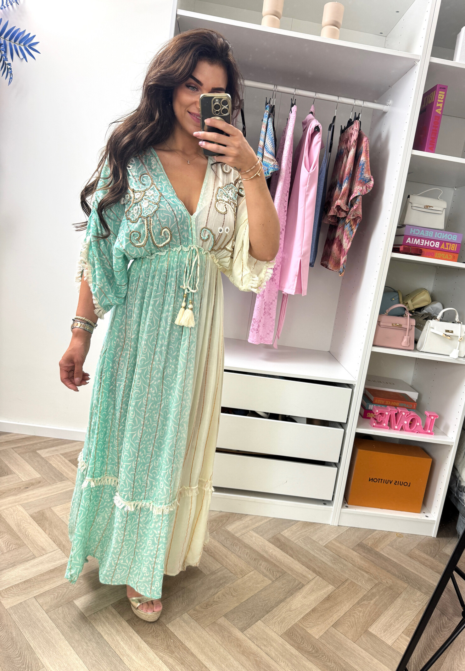 Long Dress Gisella Mint  2170