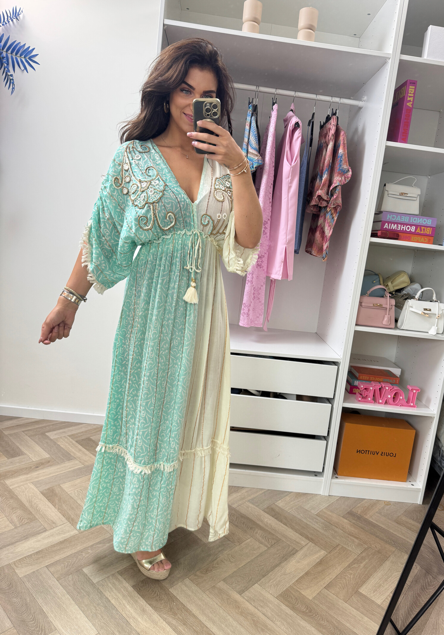 Long Dress Gisella Mint  2170