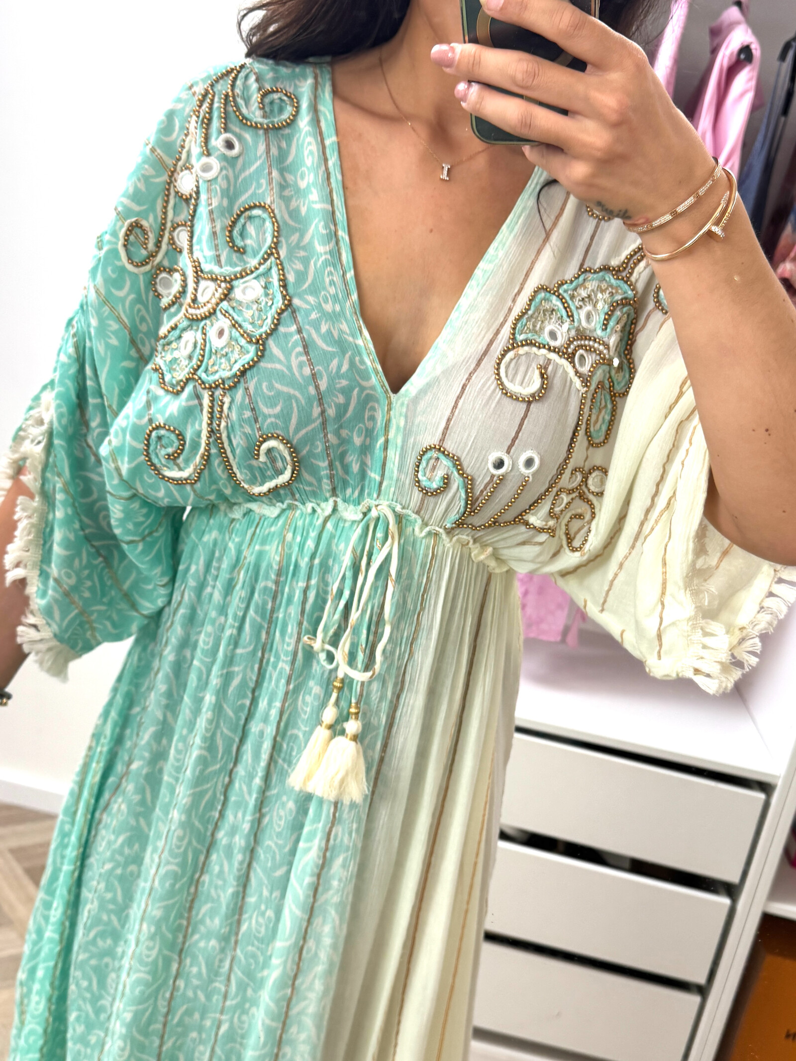 Long Dress Gisella Mint  2170
