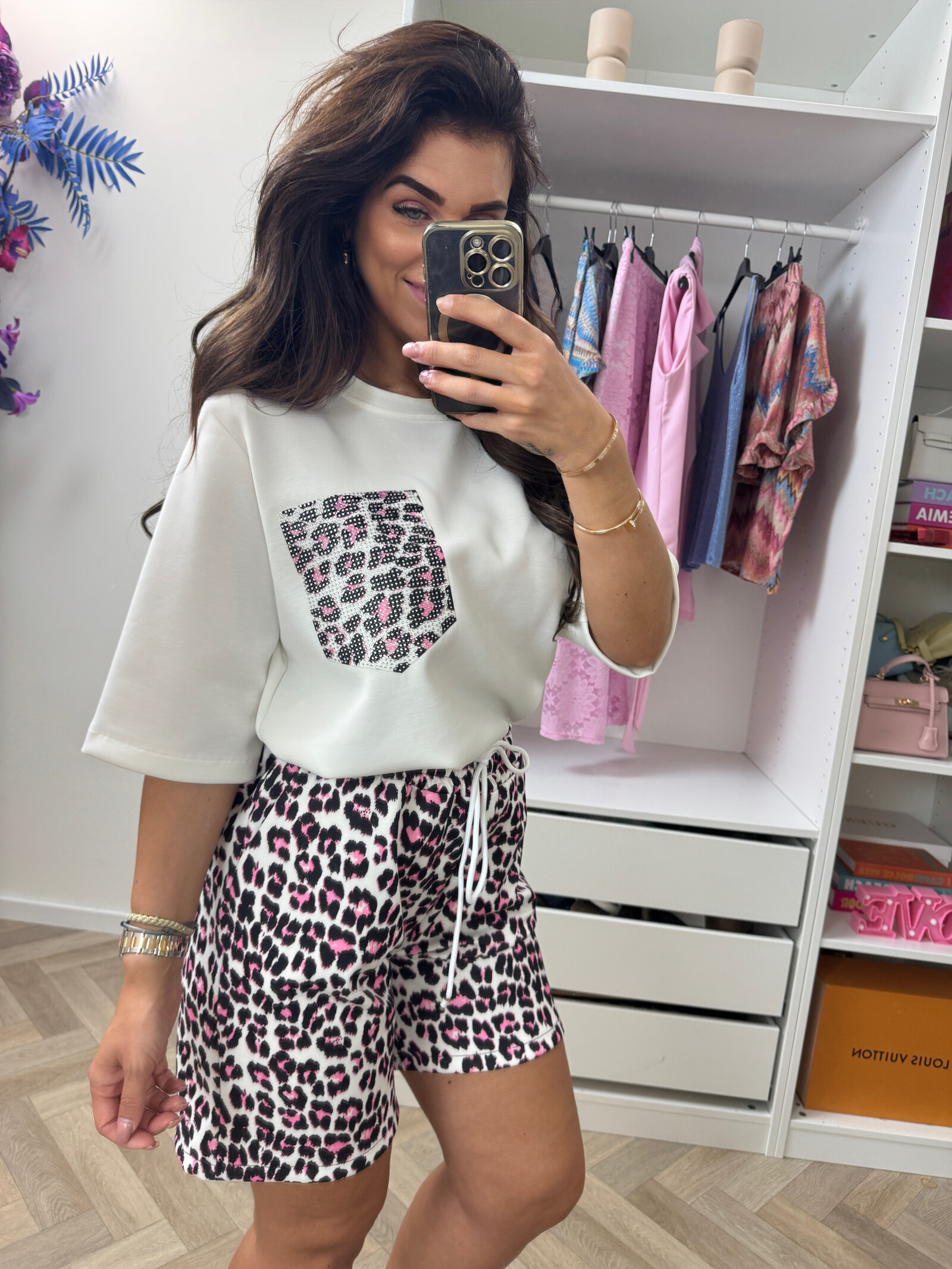 Set Leopard Black