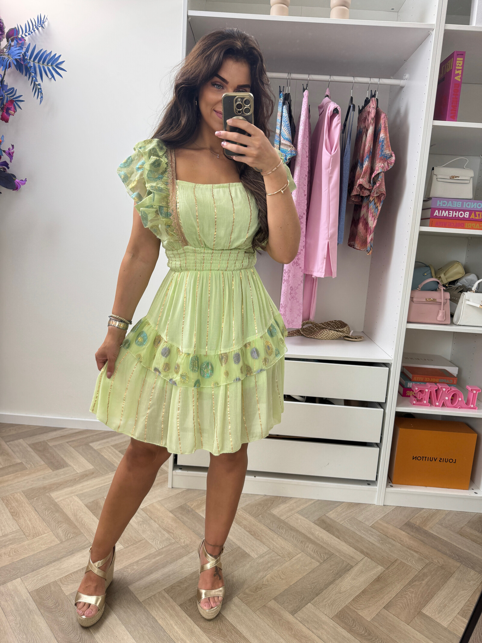 Dress Goldie Green 48203
