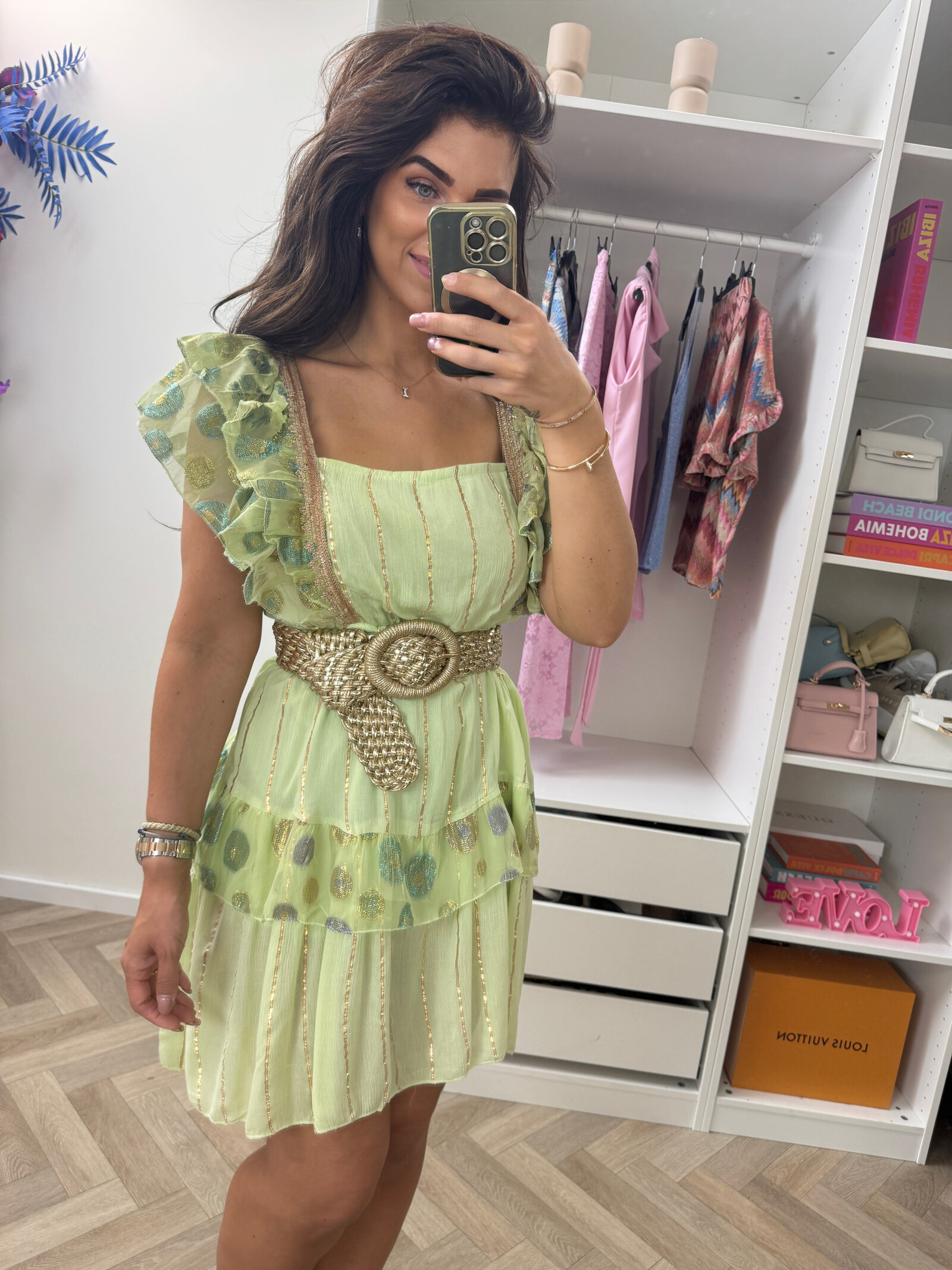 Dress Goldie Green 48203