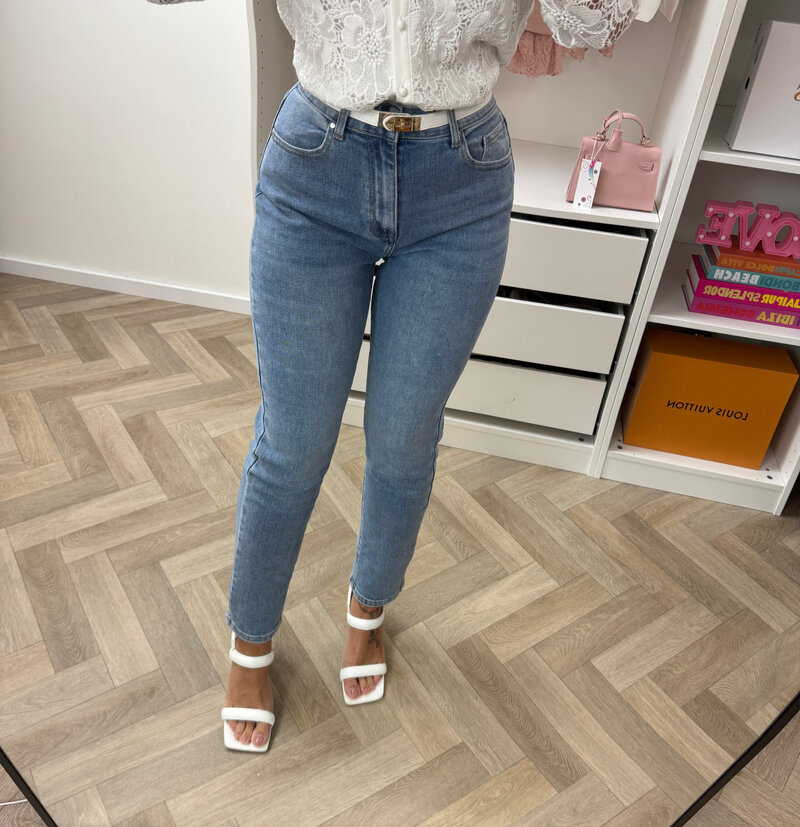 Mom Fit Jeans Denim Blue B250