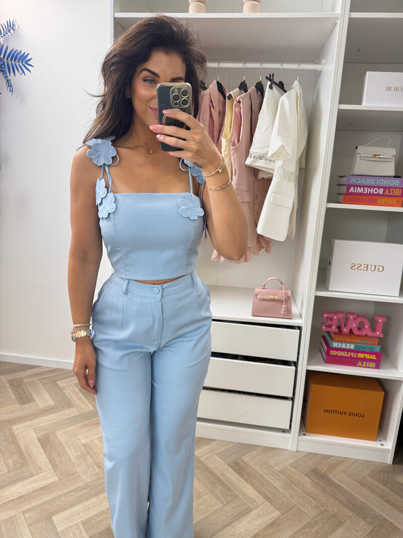 Set Flowers Chique 25010 Light Blue