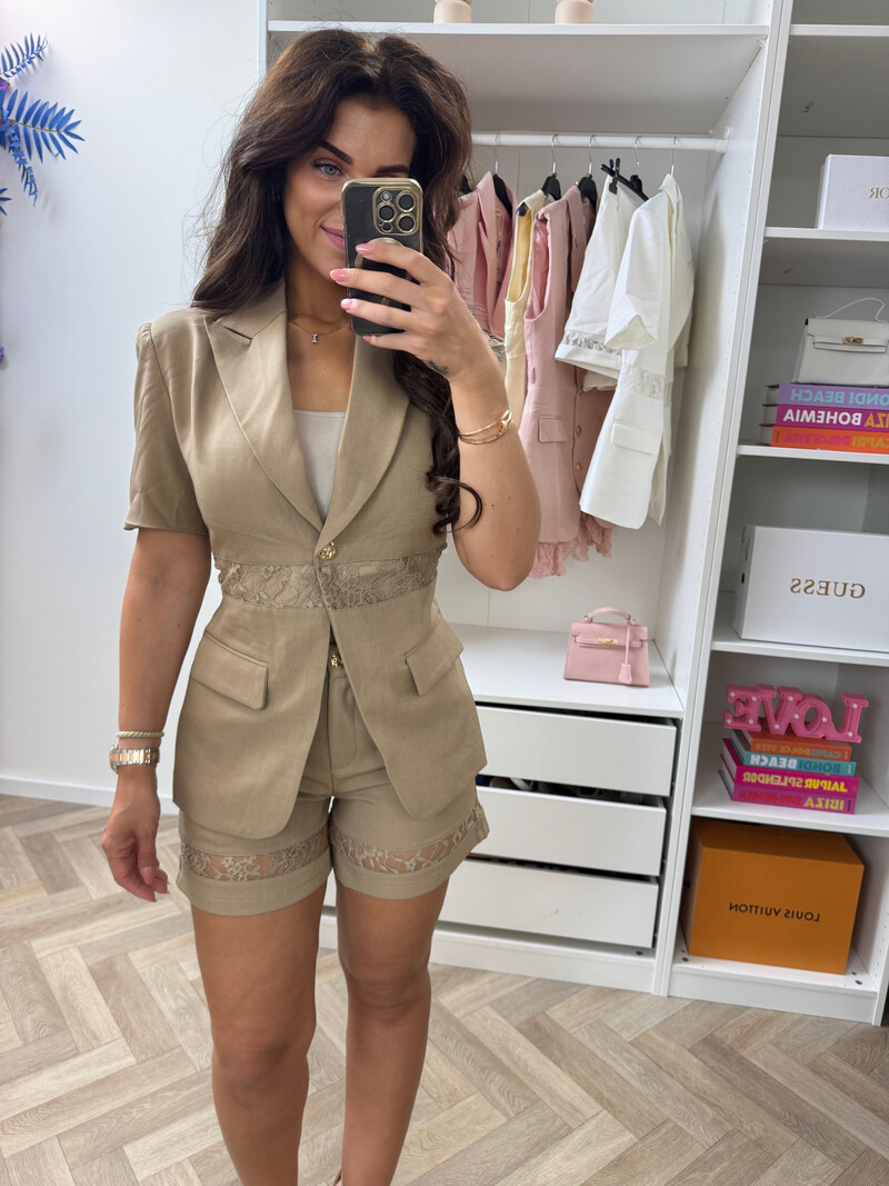 Blazer Luxury Lace 3380 Taupe
