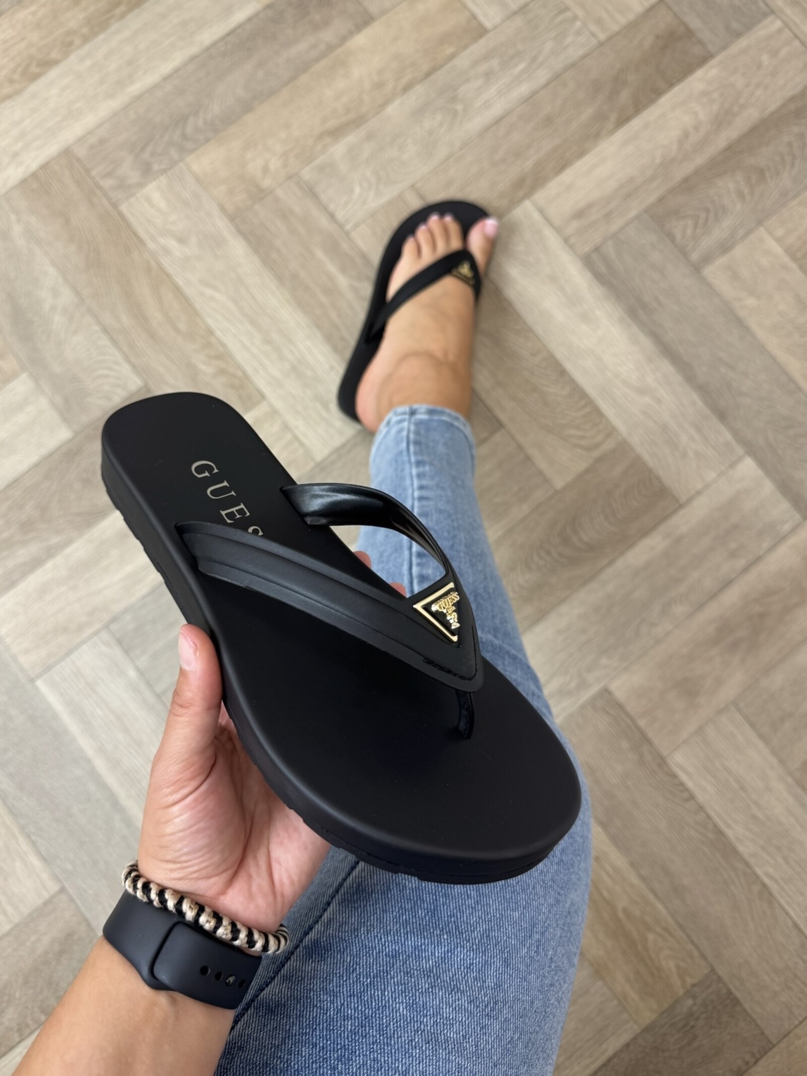Guess Slippers Candry Black Guess 1222