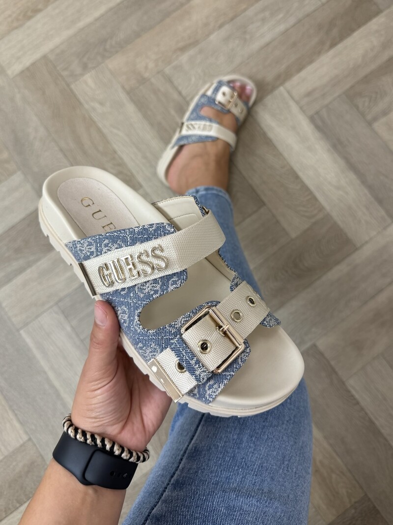 Slippers Faxona Cream Guess 1346