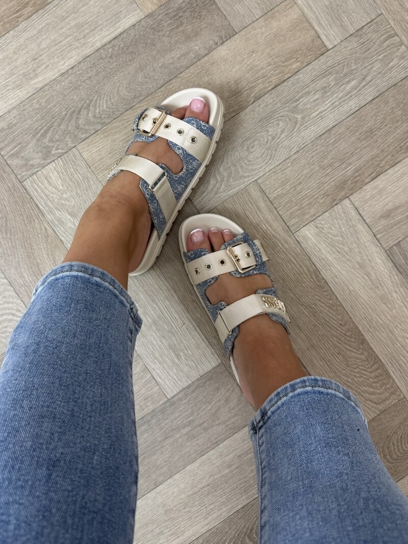 Slippers Faxona Cream Guess 1346