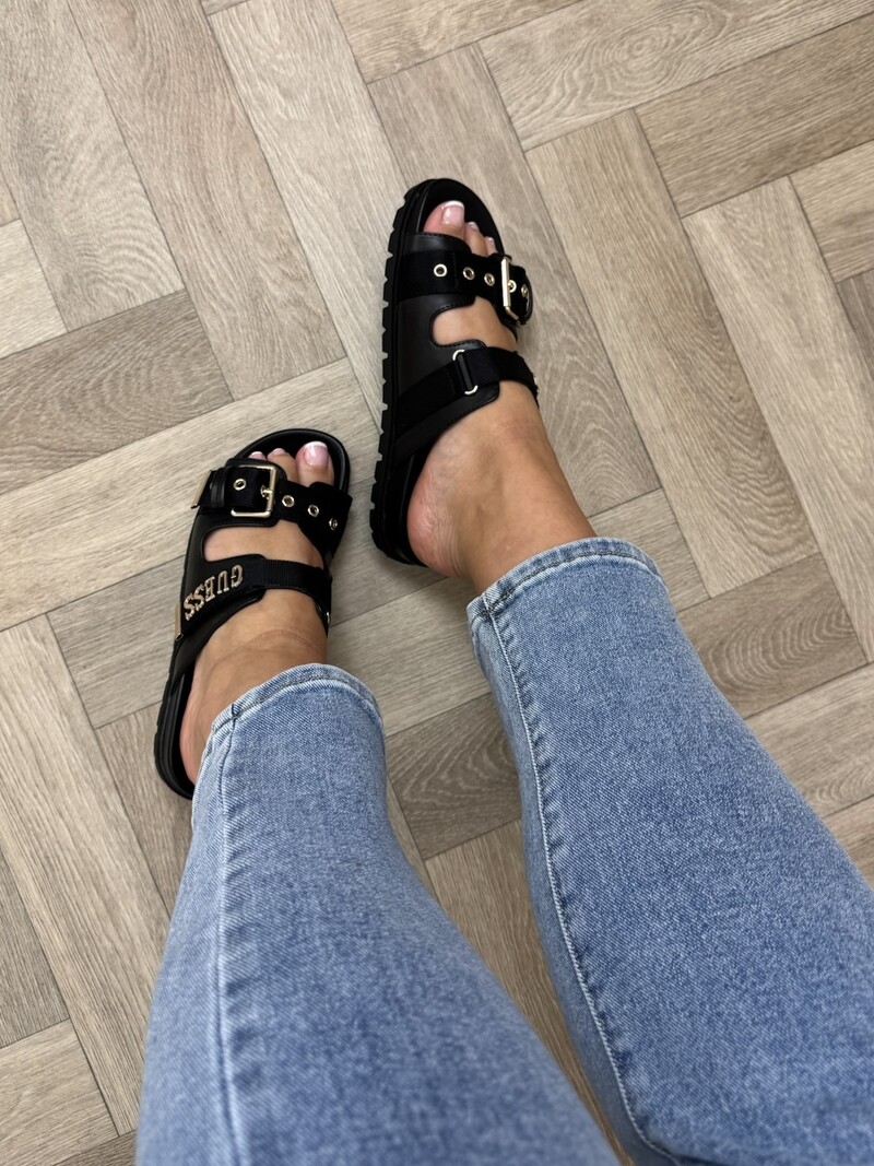 Slippers Faxona Black Guess 1347