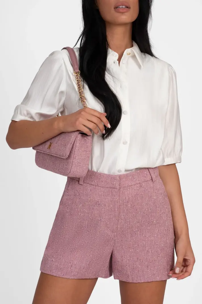 Shoulderbag Ann Shiny Peach skin