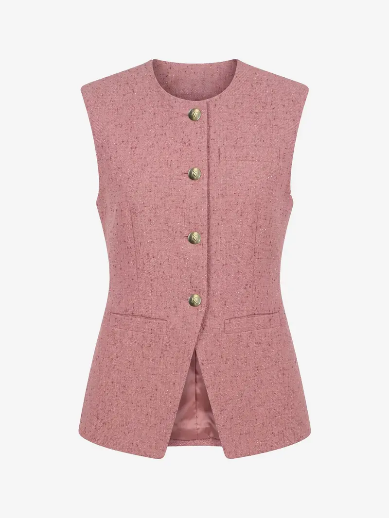Waistcoat Reza Peach Skin Nikkie
