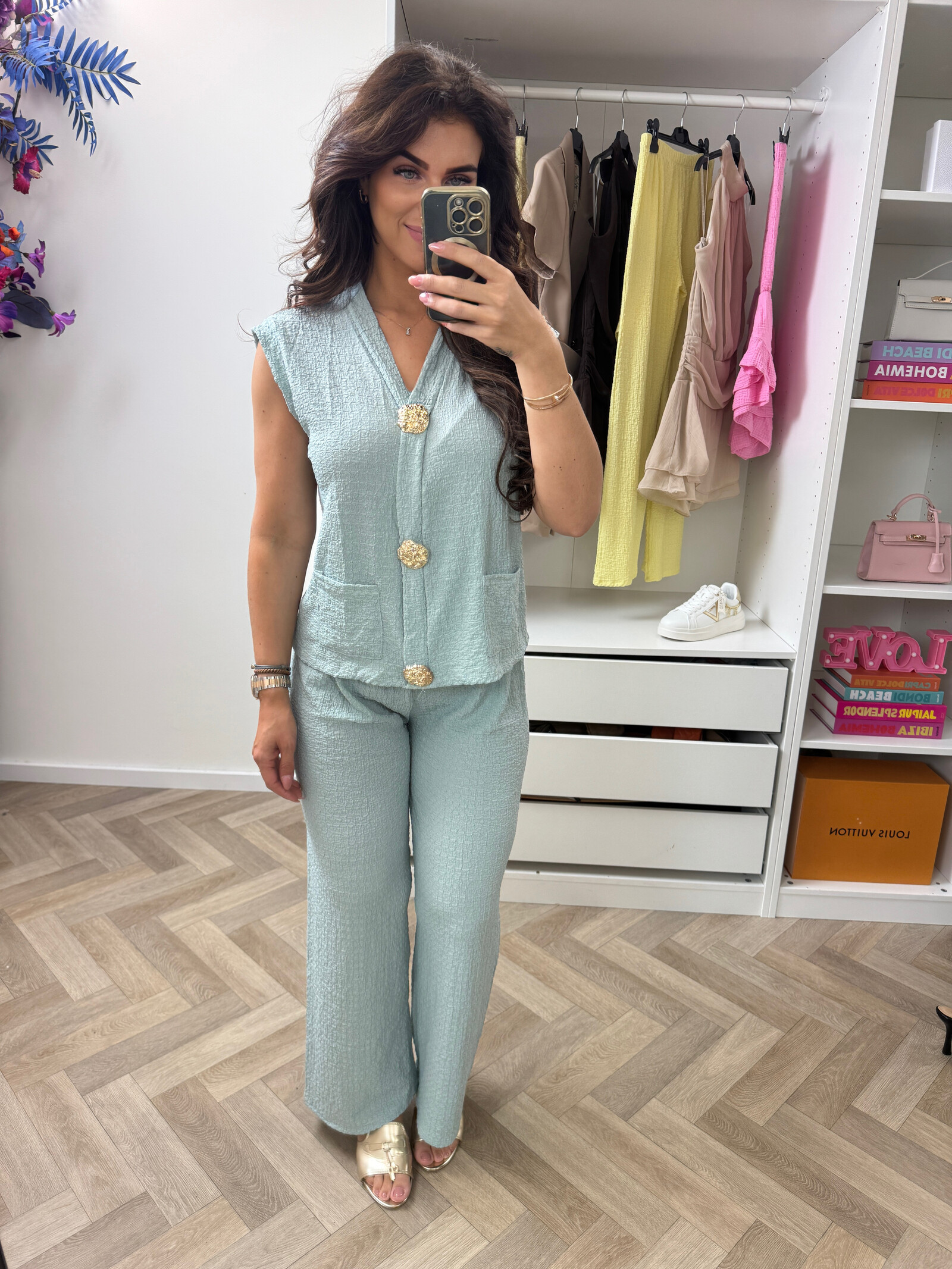 Set Button Yoni Mint 897