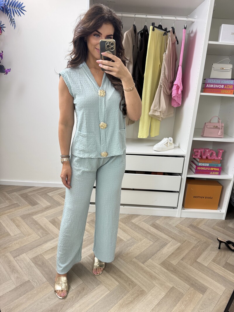 Set Button Yoni Mint 897
