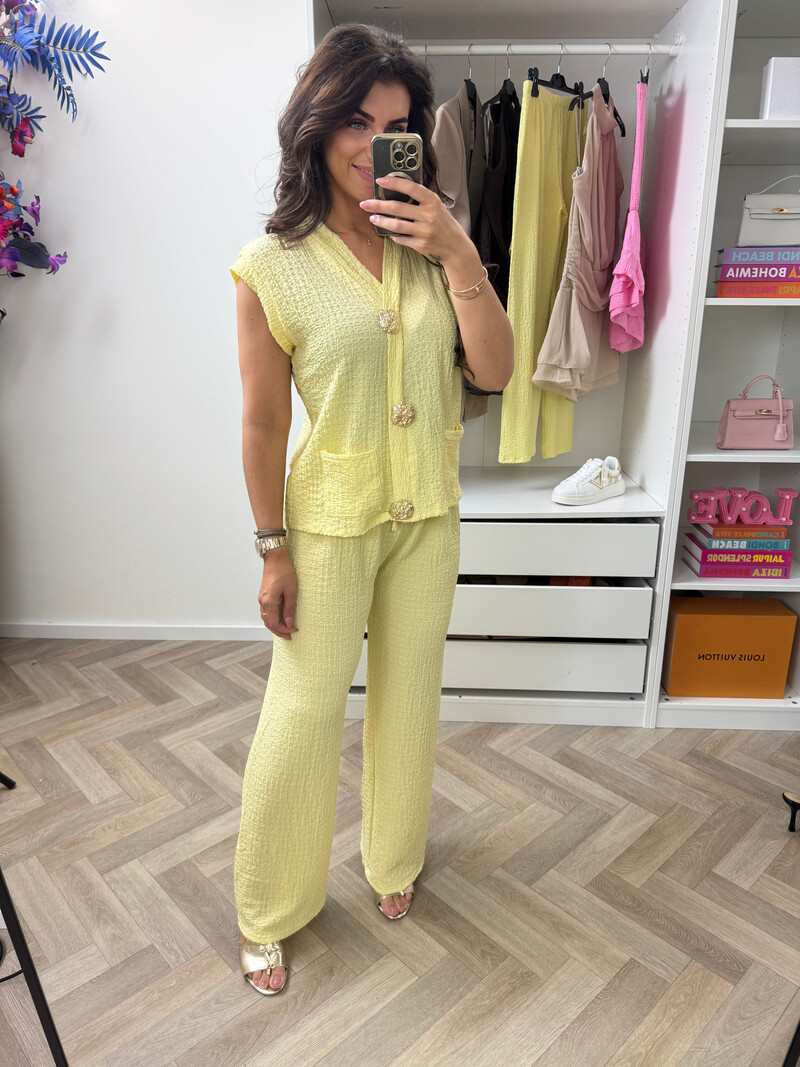 Set Button Yoni Yellow 897