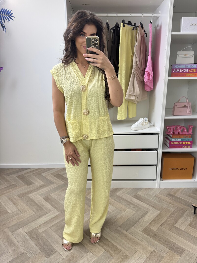 Set Button Yoni Yellow 897