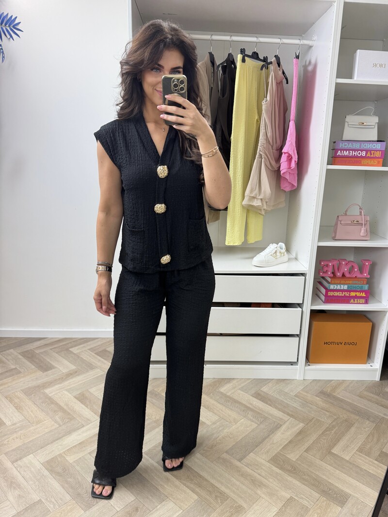 Set Button Yoni Black 897