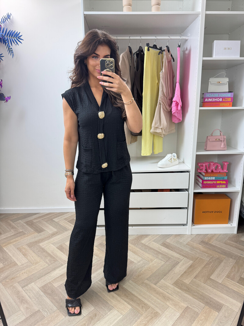 Set Button Yoni Black 897