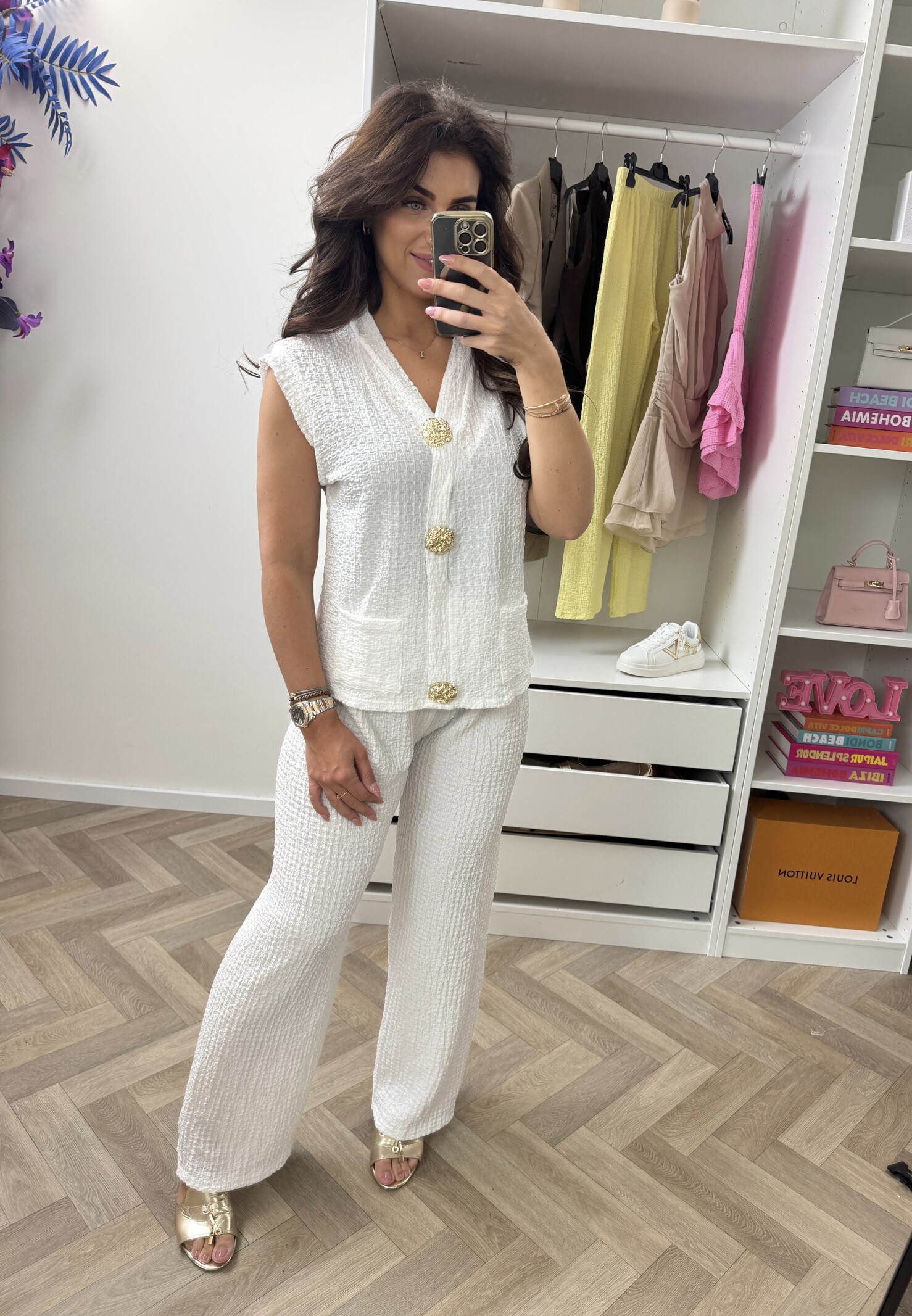Set Button Yoni White 897