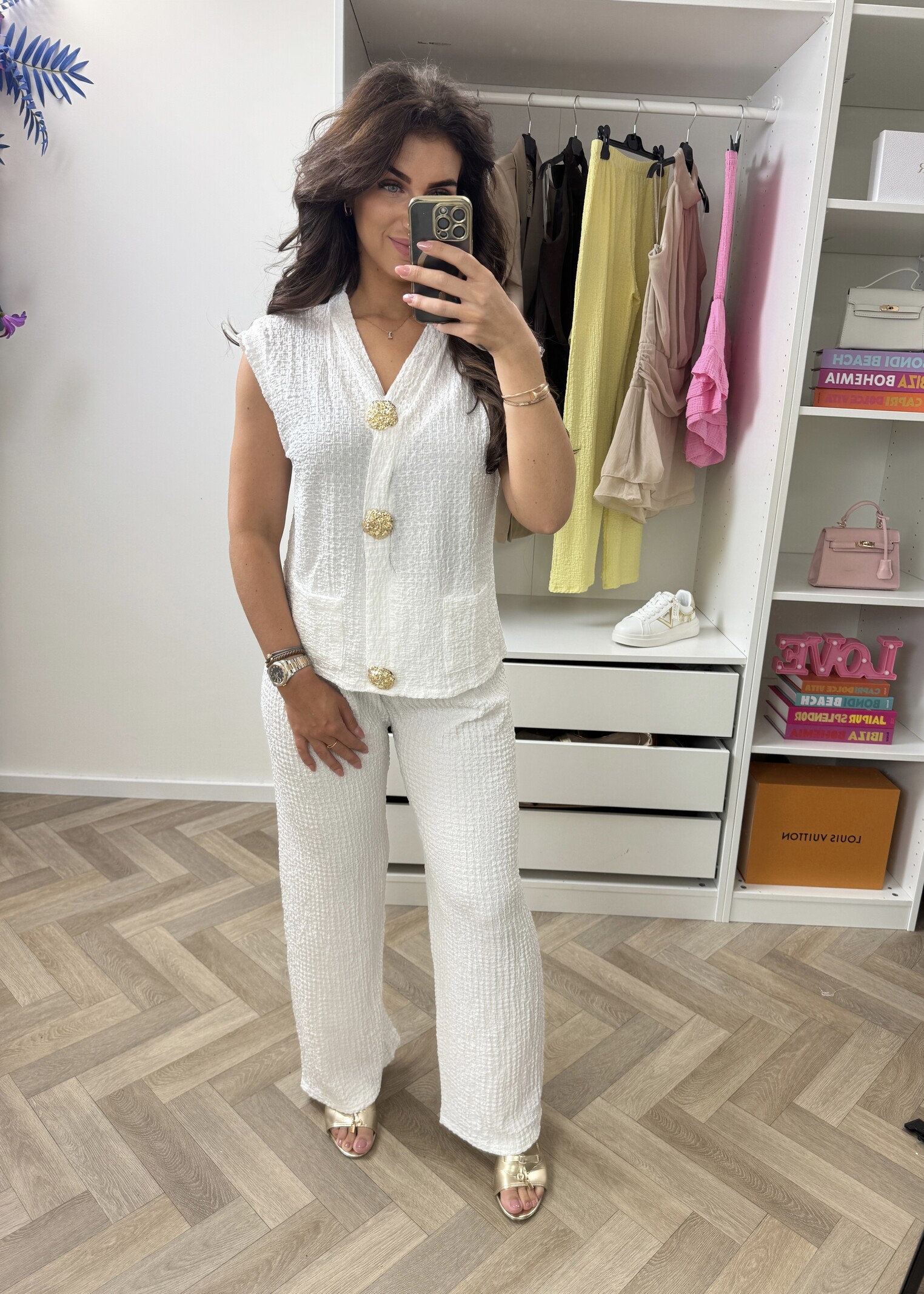 Set Button Yoni White 897