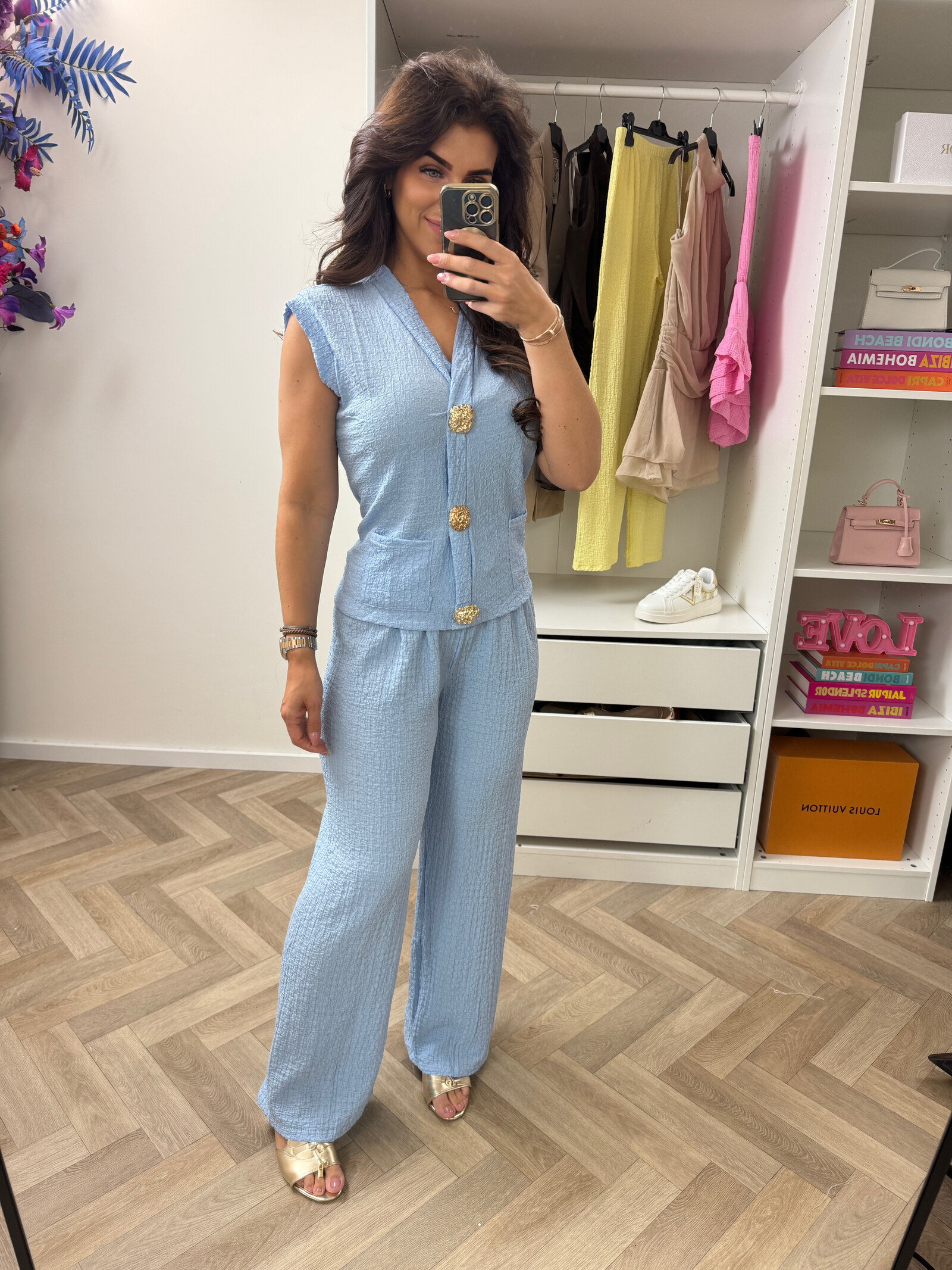 Set Button Yoni Light Blue 897