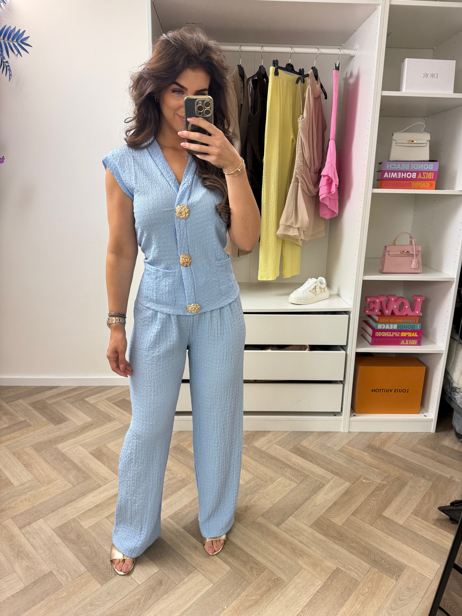 Set Button Yoni Light Blue 897