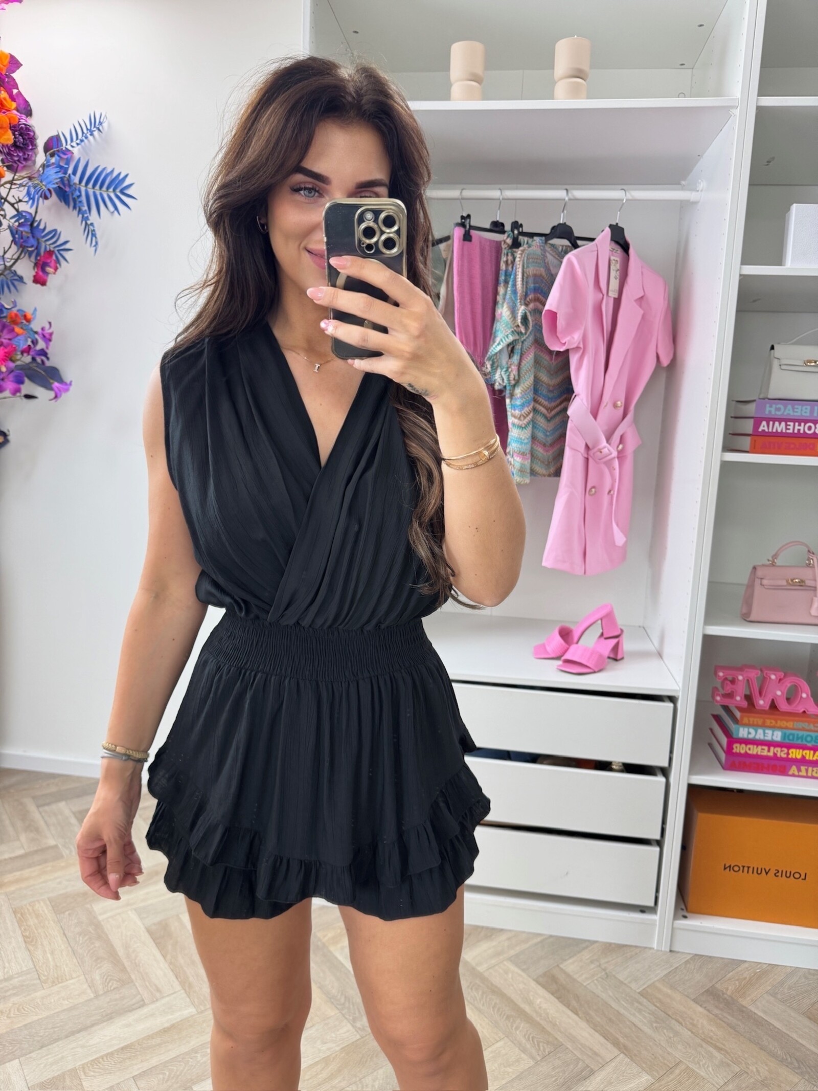 Jumpsuit Essa Ruffle  Black