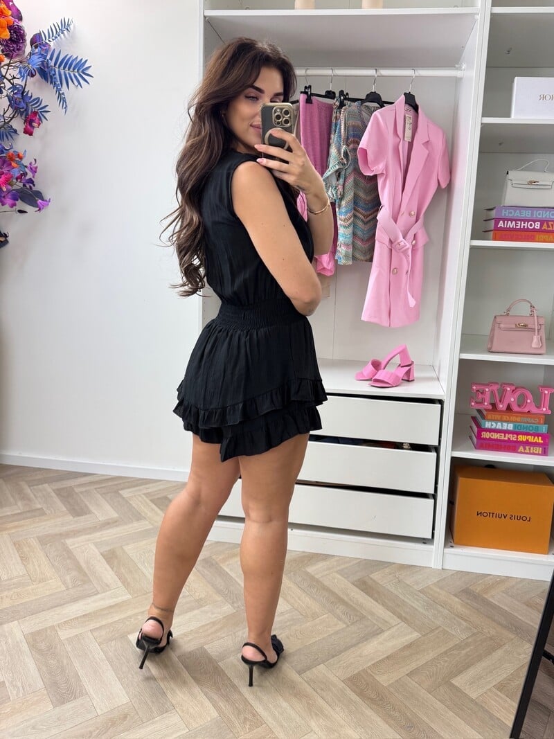 Jumpsuit Essa Ruffle  Black
