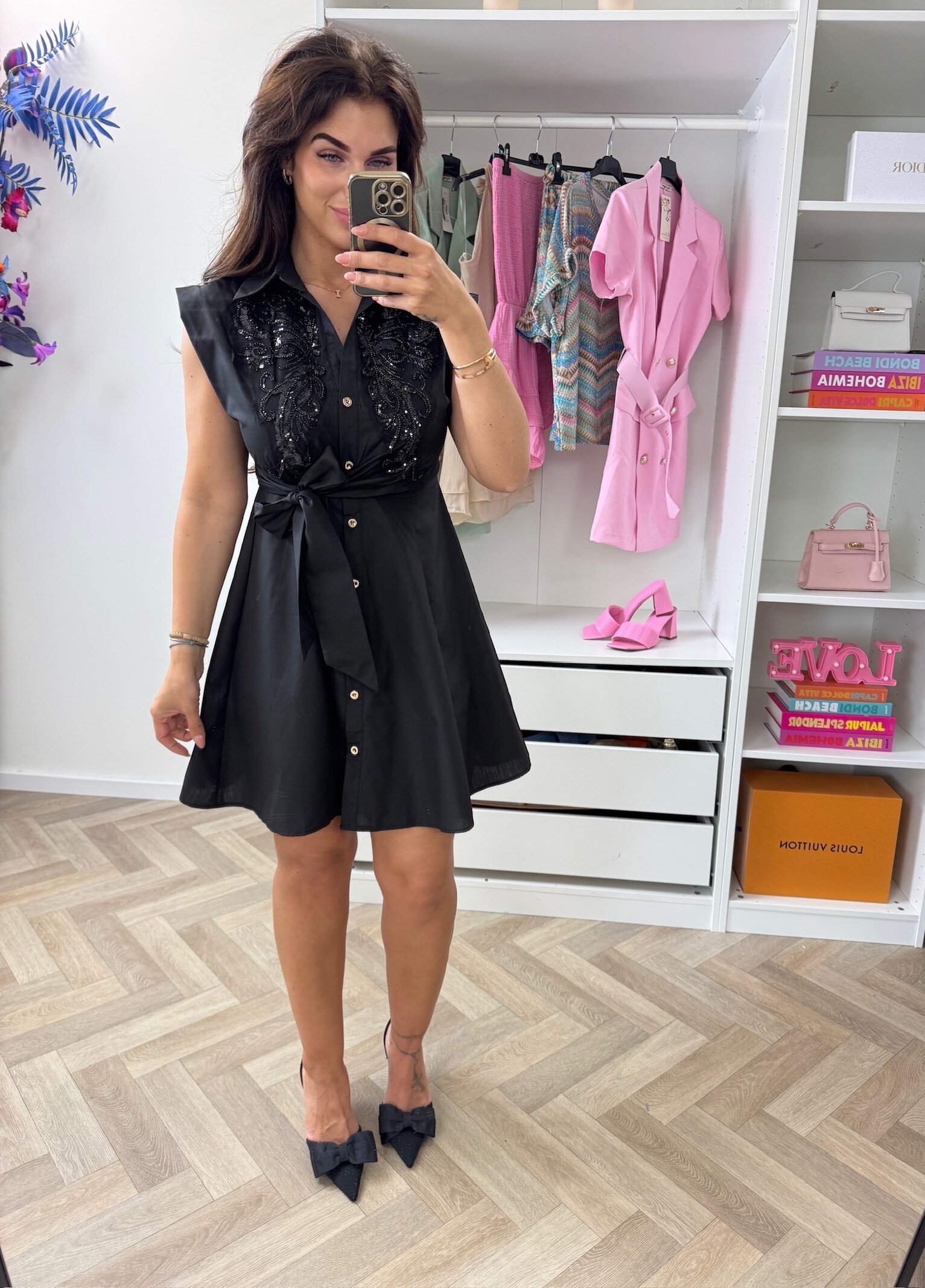 Dress Elisa Glam  Black GR953-6