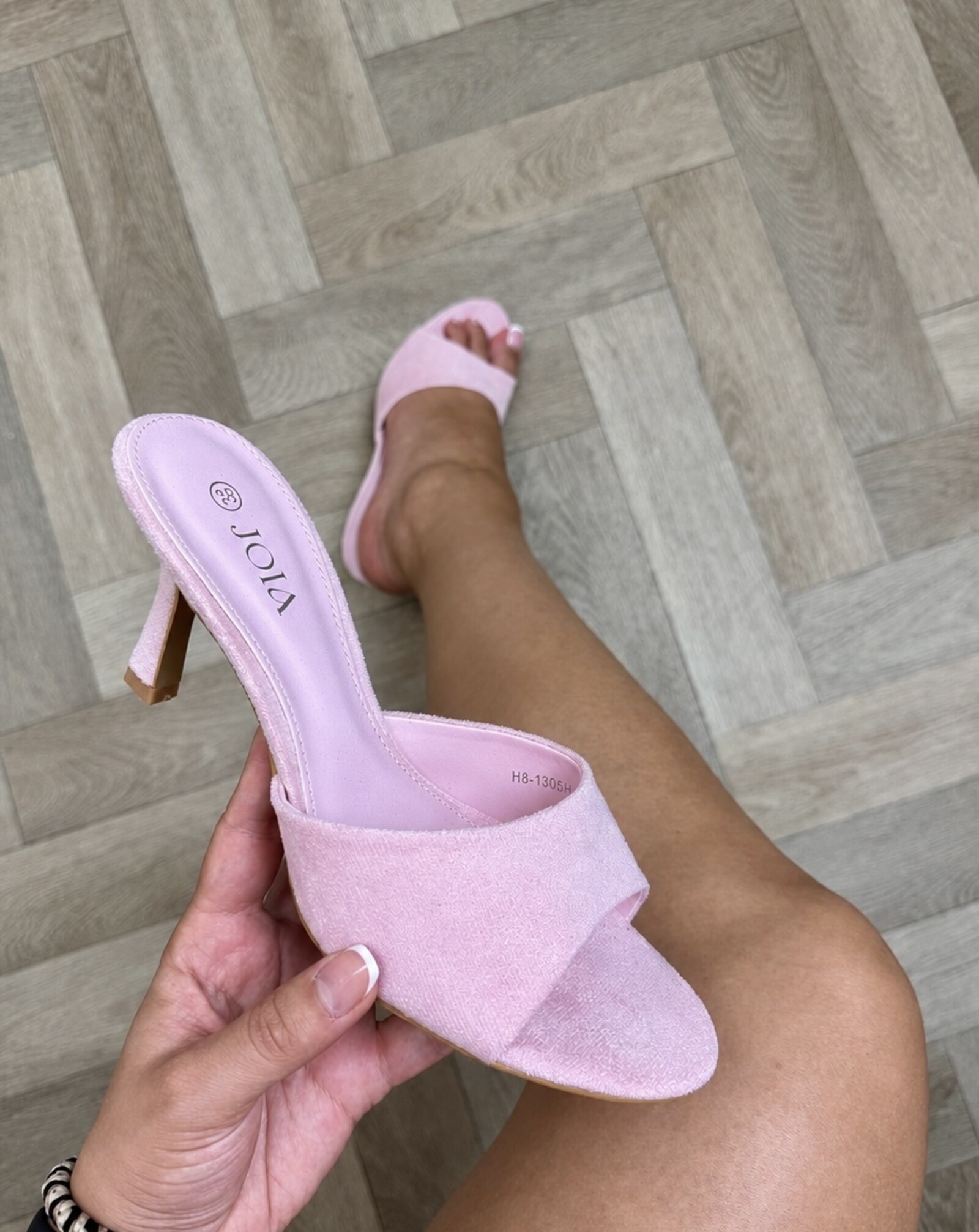 Heels Lola Suede H8-1305H Pink